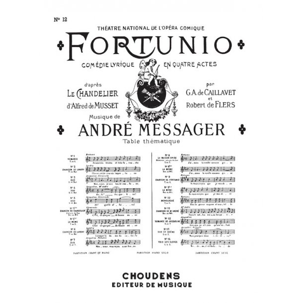 MESSAGER FORTUNIO N&deg; 12 ROMANCE DE JACQUELINE LORSQUE JE N'&Eacute;TAIS QU'UN