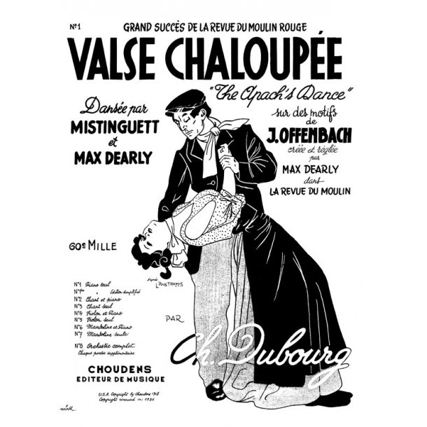 DUBOURG VALSE CHALOUPE PIANO