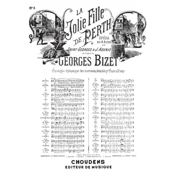 BIZET JOLIE FILLE DE PERTH (LA) N&deg; 8 &Agrave; LA VOIX D'UN AMANT FID&Egrave;LE T&Eacute;NOR