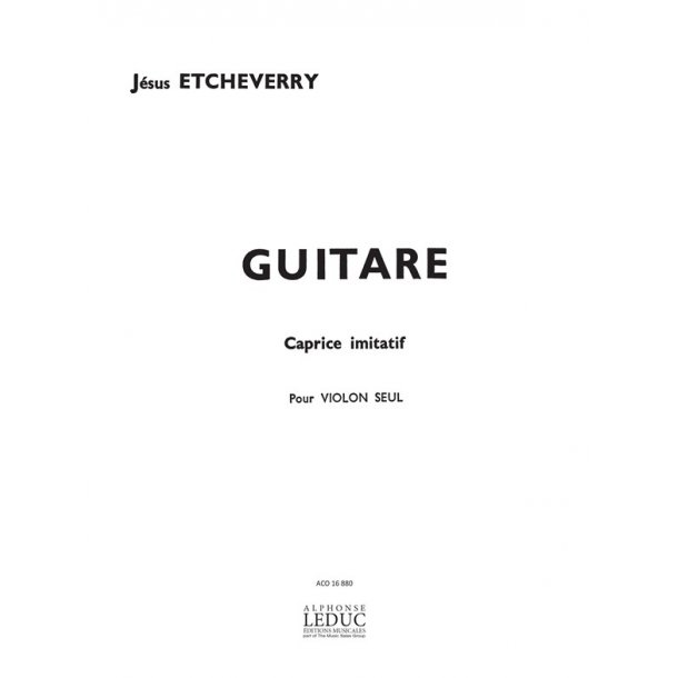 ETCHEVERRY GUITARE VIOLON
