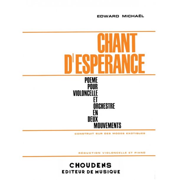 MICHAEL CHANT D'ESPERANCE VLC/PF
