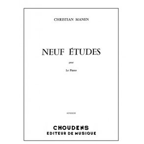 MANEN 9 TUDES PIANO