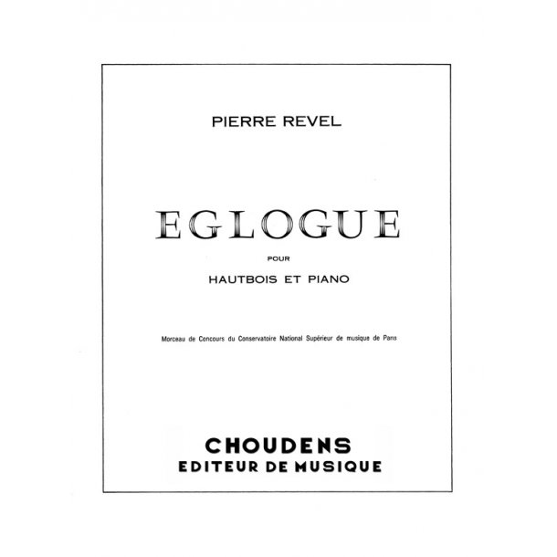 REVEL GLOGUE HAUTBOIS ET PIANO