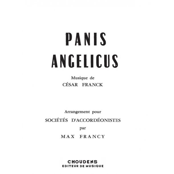 FRANCK PANIS ANGELICUS ACCORDON (4 OU 5) CONTREBASSE ET BATTERIE