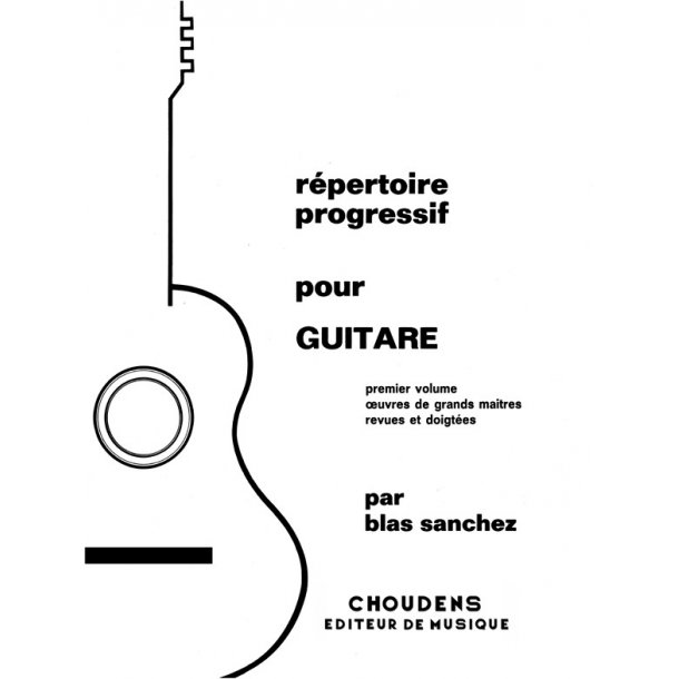 SANCHEZ RPERTOIRE PROGRESSIF GUITARE