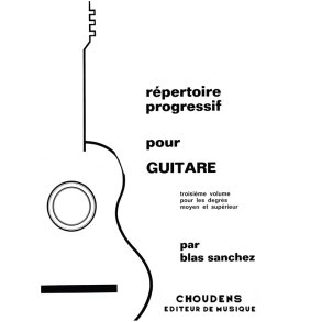 SANCHEZ RPERTOIRE PROGRESSIF GUITARE