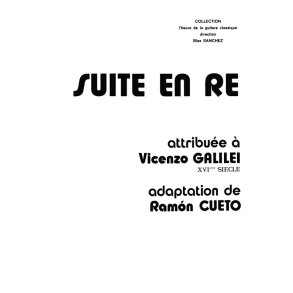 GALILI SUITE EN R GUITARE