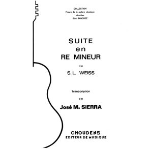 WEISS SUITE EN R MINEUR GUITARE