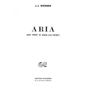 WERNER ARIA VIOLON ET PIANO OU HARPE