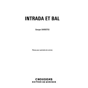 BARBOTEU INTRADA ET BAL CUIVRES