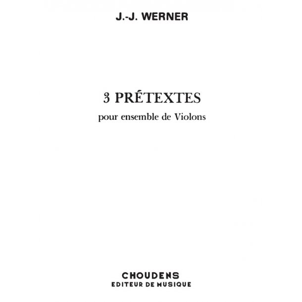 WERNER 3 PR&Eacute;TEXTES VIOLON (4)