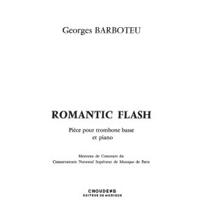 BARBOTEU ROMANTIC FLASH TROMBONE BASSE ET PIANO