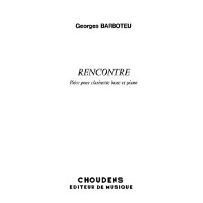 BARBOTEU RENCONTRE CLARINETTE BASSE SIB ET PIANO