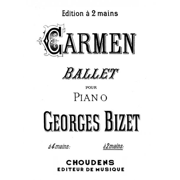BIZET Carmen  Ballet  Piano