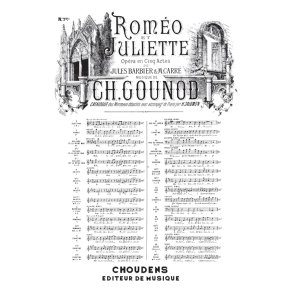GOUNOD ROMO ET JULIETTE N 7BIS CAVATINE DE ROMO AH LVE-TOI SOLEIL
