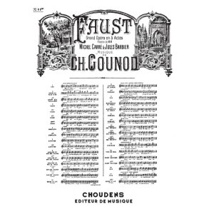 GOUNOD FAUST N 11BIS ROMANCE DE SIBEL VERSEZ VOS CHAGRINS MEZZO OU B