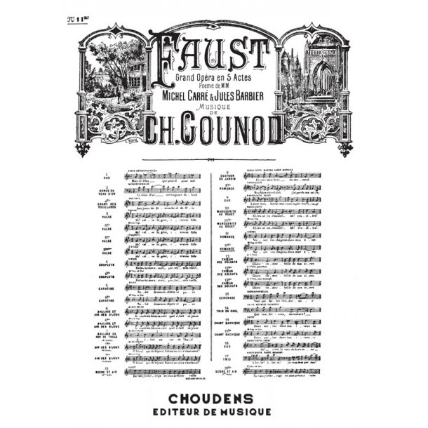 GOUNOD FAUST N 11BIS ROMANCE DE SIBEL VERSEZ VOS CHAGRINS MEZZO OU B