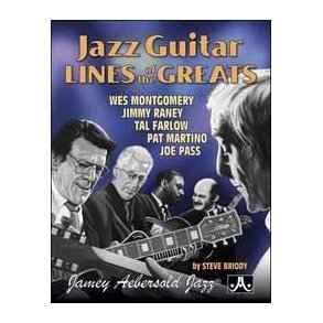 Aebersold Jazz Lines Greats Gtr Bk