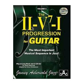 Aebersold Jamey Volume 3 The Ii/V7/I Progression For Guitar Book/2cd