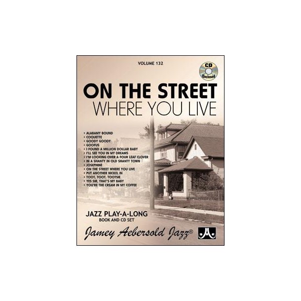 Aebersold Vol132 On The Street Bk/Cd