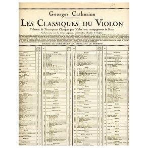 Jean-Jacques Rousseau: Air tendre et Gavotte (Classiques No.134) (Violin & Piano)