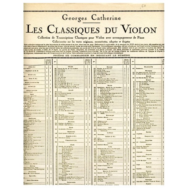 Jean-Jacques Rousseau: Air tendre et Gavotte (Classiques No.134) (Violin & Piano)