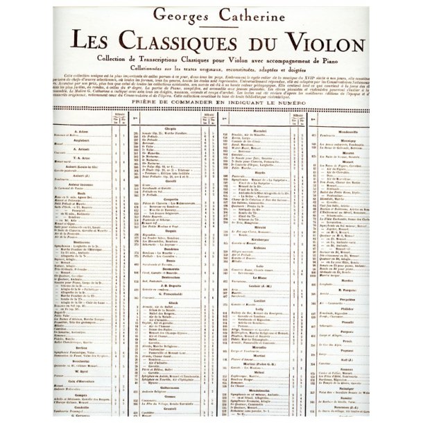 Andr&eacute; E.Modeste Gr&eacute;try: S&eacute;r&eacute;nade from 'L'Amant jaloux' (Classiques No.145) (Violin & Piano)