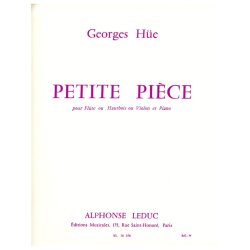 Georges H&uuml;e: Petite Pi&egrave;ce in G major (Flute & Piano)