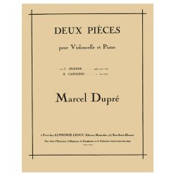 Dupre Legende Cello &amp; Piano Book