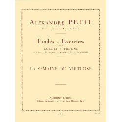 Alexandre Petit: La Semaine du Virtuose, 12 Exercises (Trumpet solo)