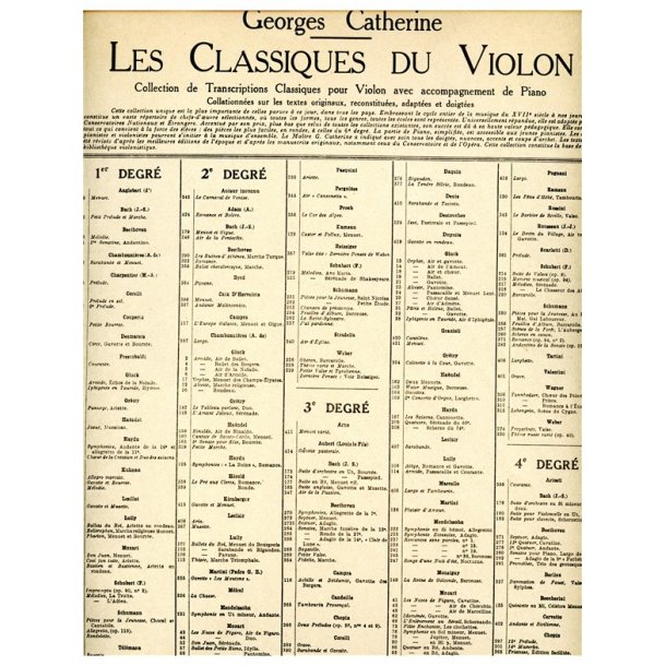 Pierre Alexandre Monsigny: Tambourin (Classiques No.148) (Violin & Piano)