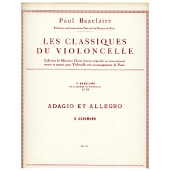 Robert Alexander Schumann: Adagio & Allegro Op.70 (Classiques No.50) (Cello & Piano)