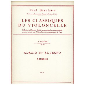 Robert Alexander Schumann: Adagio & Allegro Op.70 (Classiques No.50) (Cello & Piano)