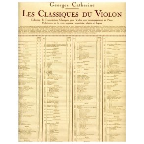 Robert Alexander Schumann: Barcarolle (Classiques No.255) (Violin & Piano)