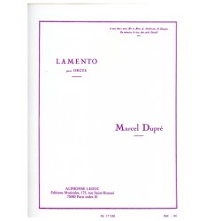 Marcel Dupr&eacute;: Lamento Op.24 (Organ)
