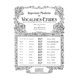 Joseph Canteloube: Vocalise (med) (Voice & Piano)