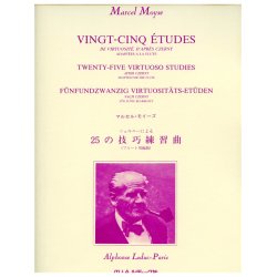Marcel Mo&yuml;se: 25 Etudes de Virtuosit&eacute; d'apr&egrave;s Czerny (Flute solo)
