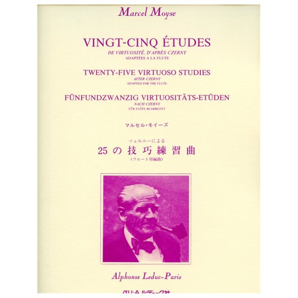 Marcel Mo&yuml;se: 25 Etudes de Virtuosit&eacute; d'apr&egrave;s Czerny (Flute solo)