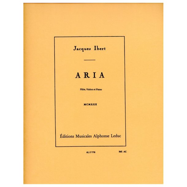 Jacques Ibert: Aria (Trio - Mixed)