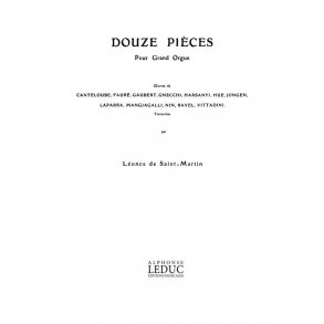 Léonce de Saint-Martin: 12 Pièces (Organ)