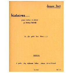 Jacques Ibert: Le Petit Ane Blanc (Violin/Piano)