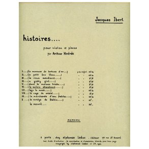 Jacques Ibert: Le Palais abandonné (Violin & Piano)