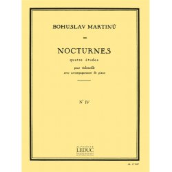 Bohuslav Martinu: 4 Nocturnes H189, No.4 (Cello & Piano)