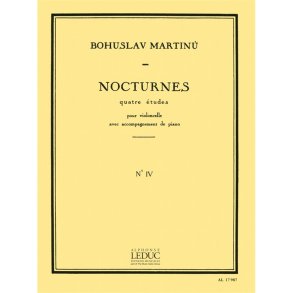Bohuslav Martinu: 4 Nocturnes H189, No.4 (Cello & Piano)