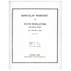 Bohuslav Martinu: Suite miniature H192, No.6 (Cello & Piano)