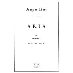 Jacques Ibert: Aria (Viola And Piano)