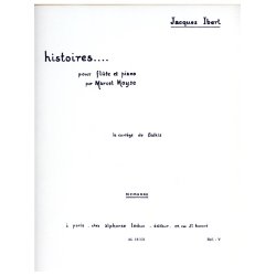 Jacques Ibert: Le Cort&egrave;ge de Balkis (Flute & Piano)