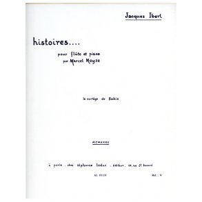 Jacques Ibert: Le Cortège de Balkis (Flute & Piano)