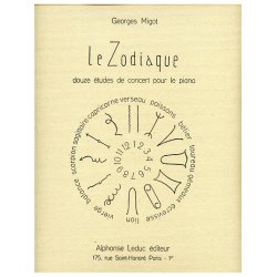 Georges Migot: Le Zodiaque, 12 Etudes de Concert (Piano solo)