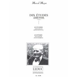 Marcel Mo&yuml;se: 10 Etudes d'apr&egrave;s Kessler (Flute solo)